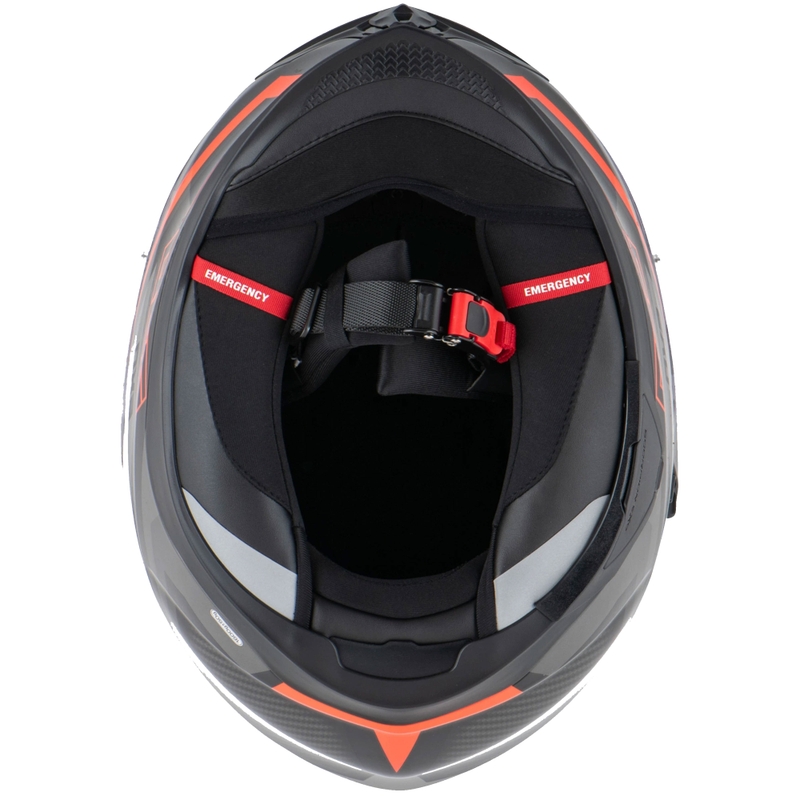 Integraalhelm Scorpion EXO-520 EVO AIR TERRA zwart-zilver-rood uitverkoop
