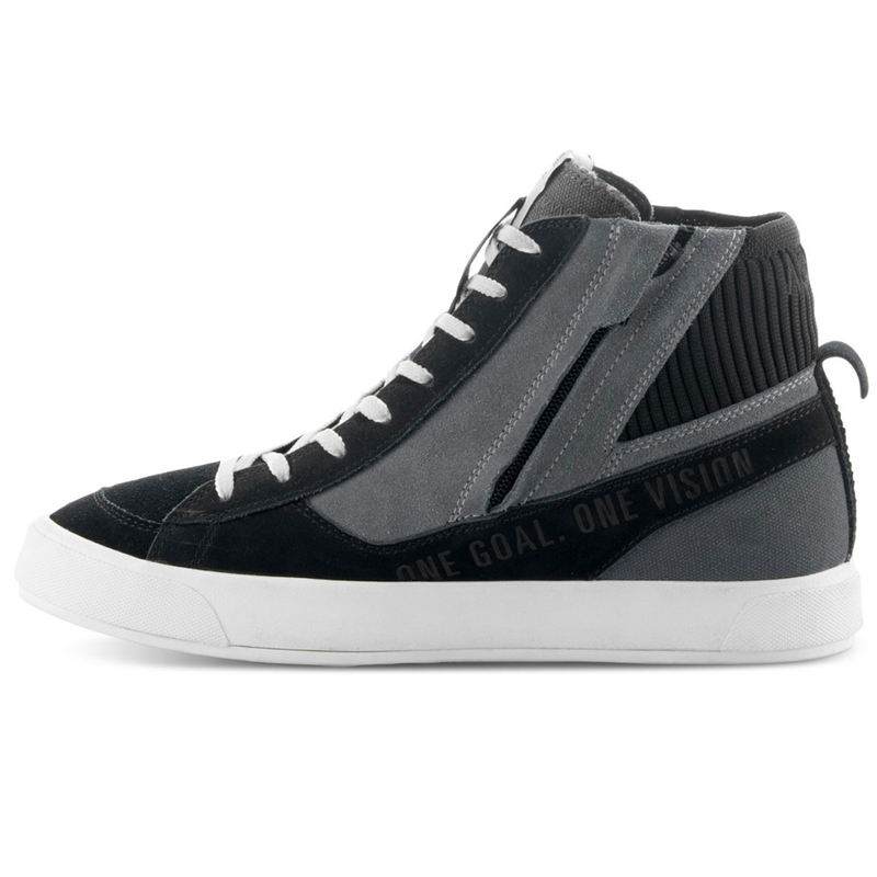 Alpinestars Stated motorlaarzen zwart-grijs-wit