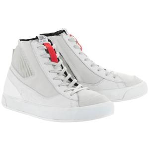 Alpinestars Stated motorlaarzen wit en grijs