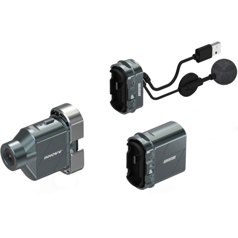 INNOVV H5 motorhelmcamera zilvergrijs