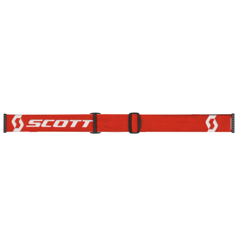 Motorcrossbril SCOTT Primal Clear rood-transparant