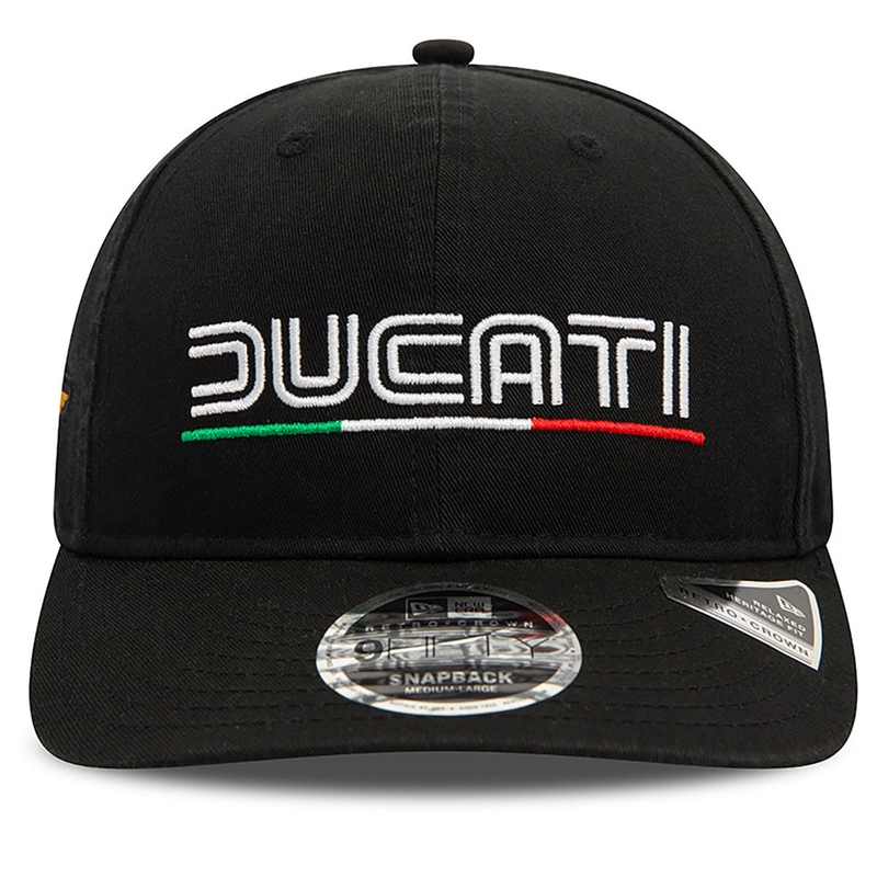 Ducati Meccanica pet met vintage logo, zwart uitverkoop