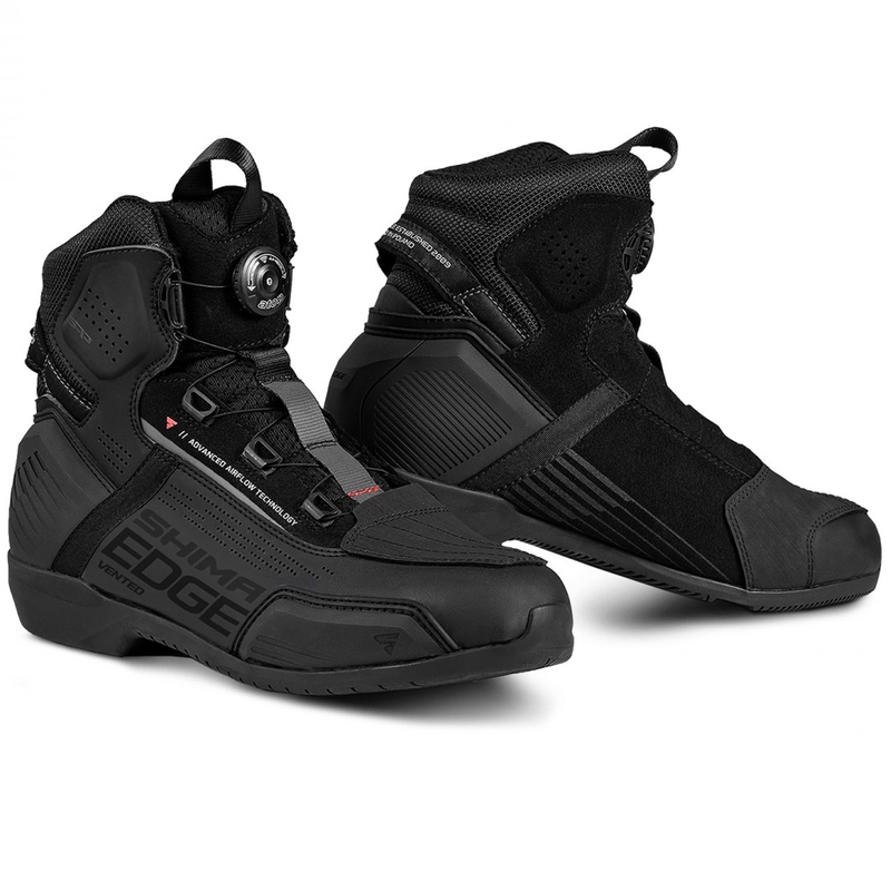 Shima Edge Vent zwarte motorlaarzen