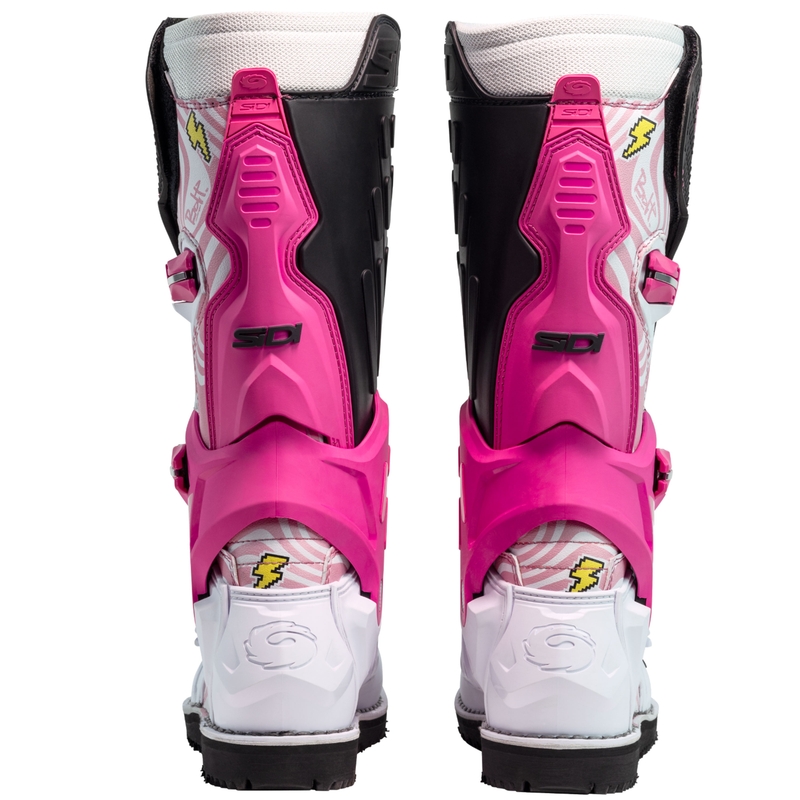 Motorlaarzen SiDi Crossair HD End BB001 roze-wit