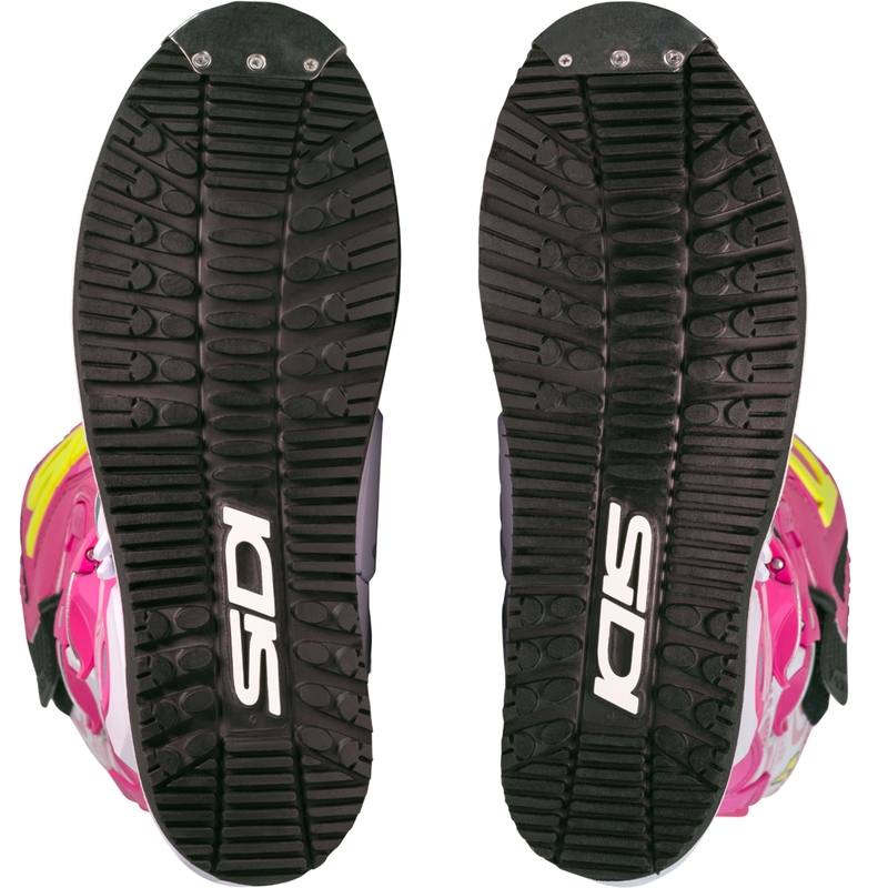 Motorlaarzen SiDi Crossair HD End BB001 roze-wit