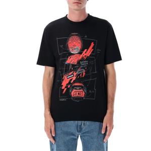 Ducati Marc Marquez T-shirt - helm MotoGP zwart-rood
