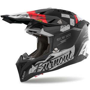 Airoh Aviator 3 Burnout crosshelm zwart mat