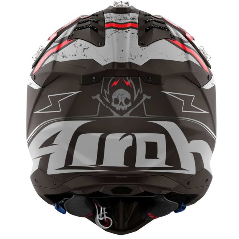 Airoh Aviator 3 Burnout crosshelm zwart mat