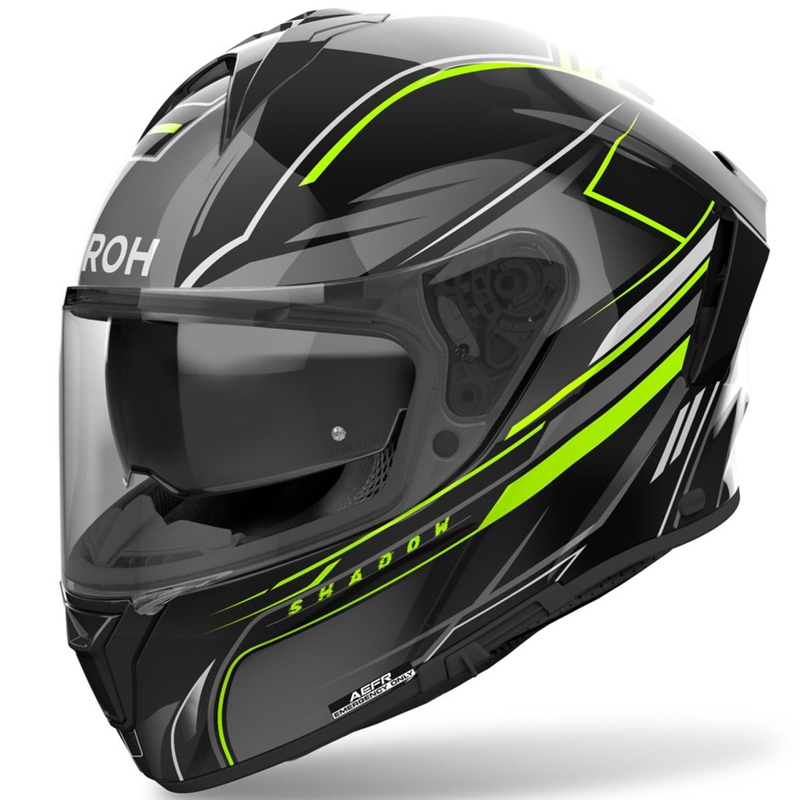 Airoh SPARK 2 Shadow integraal motorhelm glanzend geel