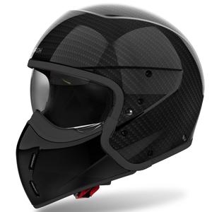 Modulaire motorhelm Airoh J110 Carbon glanzend zwart