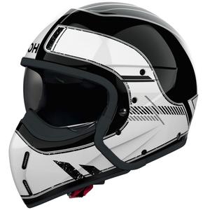 Modulaire motorhelm Airoh J110 Raster glanzend wit