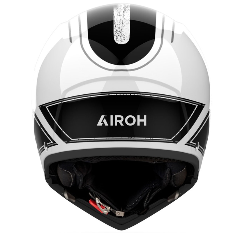 Modulaire motorhelm Airoh J110 Raster glanzend wit