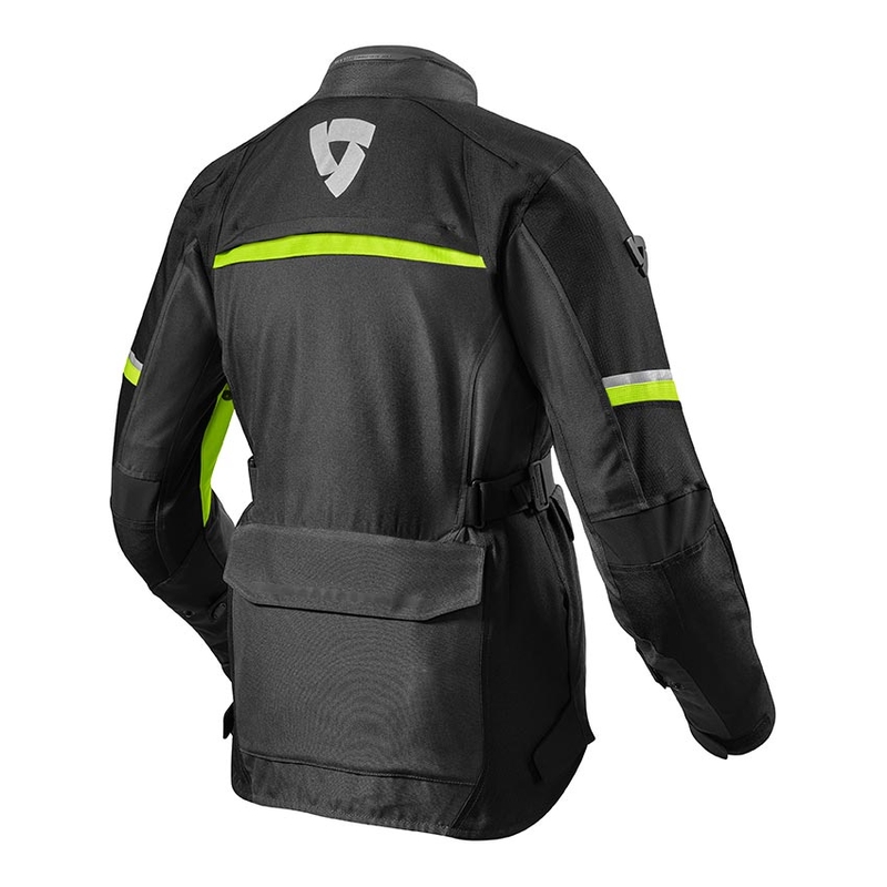 Dames Revit Outback 3 Zwart-Fluo Geel Motorjack uitverkoop