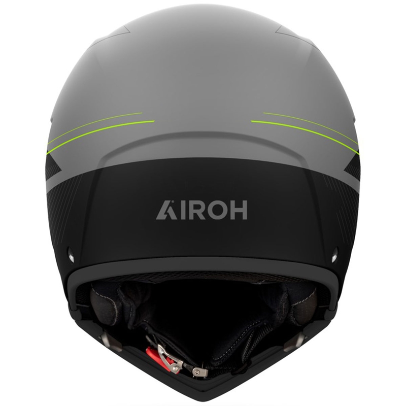 Modulaire motorhelm Airoh J110 Slim mat geel
