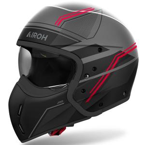 Modulaire motorhelm Airoh J110 Slim mat rood