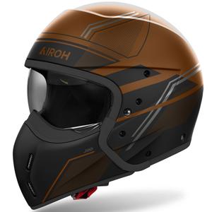 Modulaire motorhelm Airoh J110 Slim glanzend brons