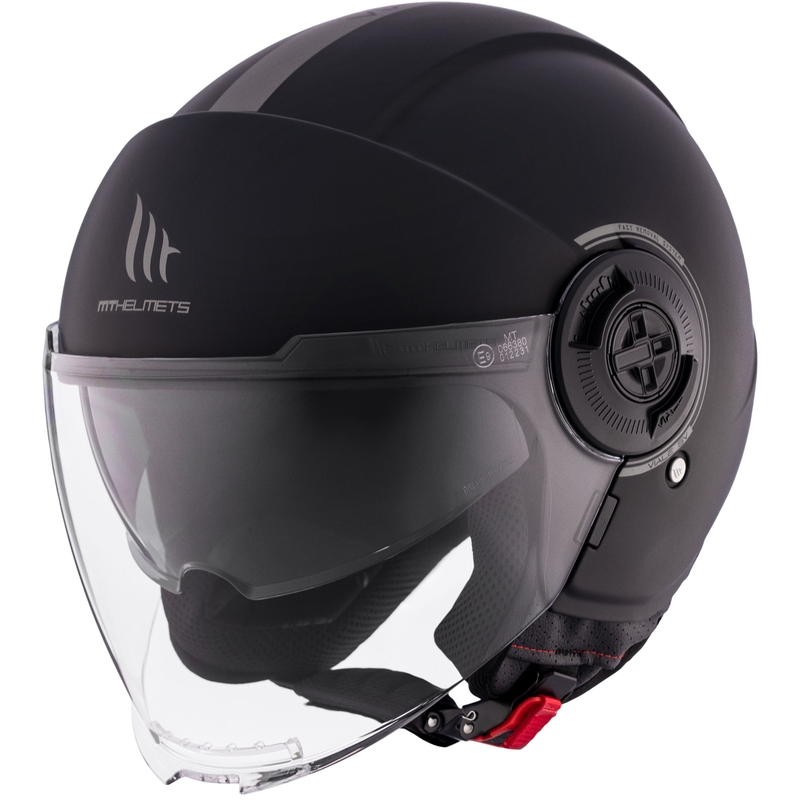 MT Viale SV S open motorhelm zwart mat