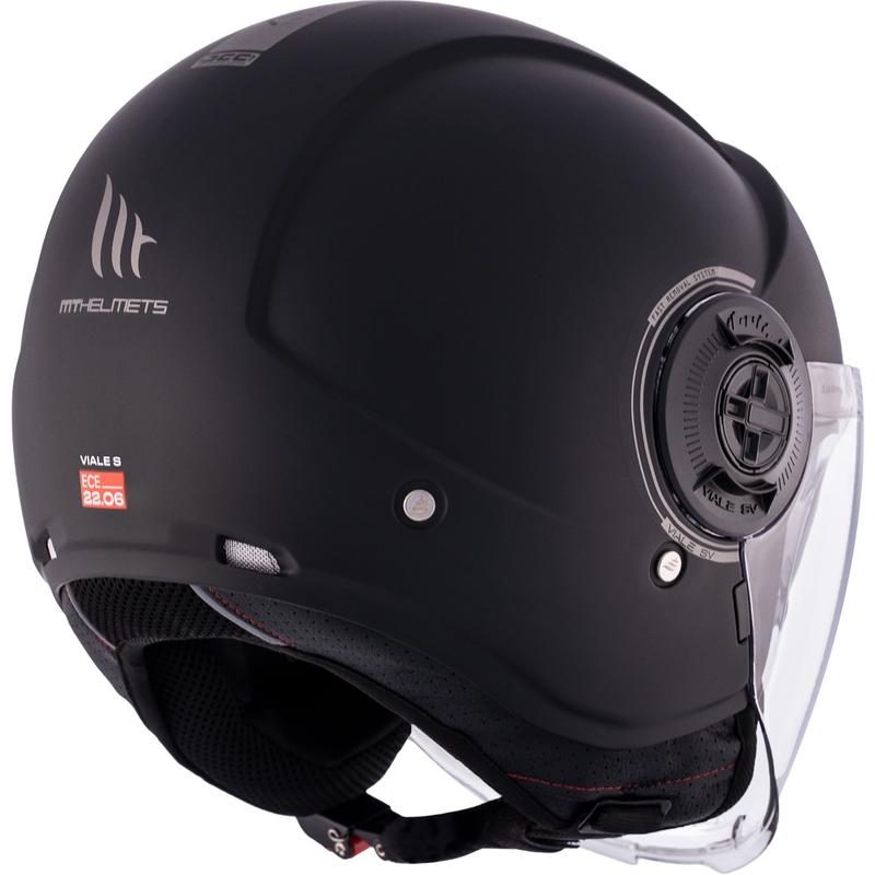 MT Viale SV S open motorhelm zwart mat