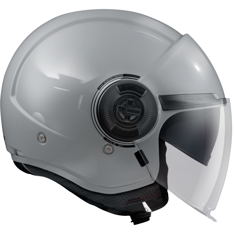 Open Motorhelm MT Viale SV S Solid Grey Gloss