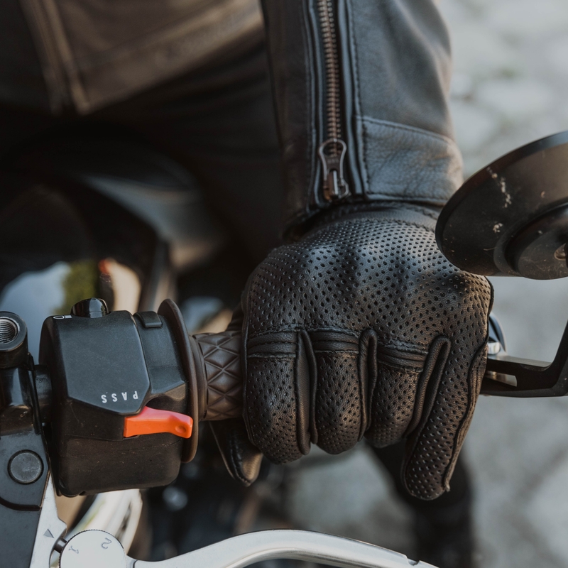Motorhandschoenen Ozone Stick Custom II zwart