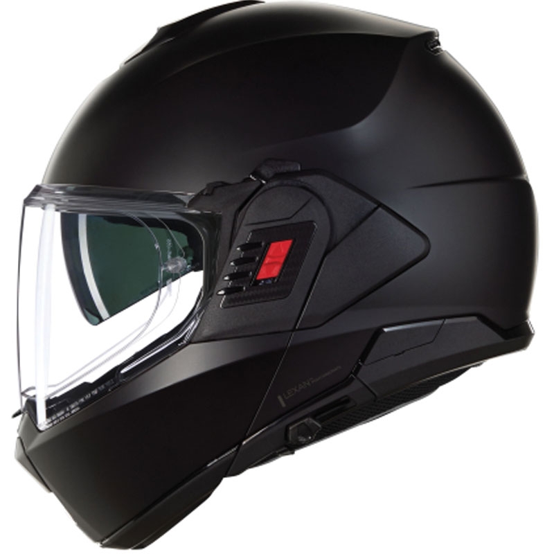 Opklapbare motorhelm Nolan N120-1 Classico N-COM 302 matzwart