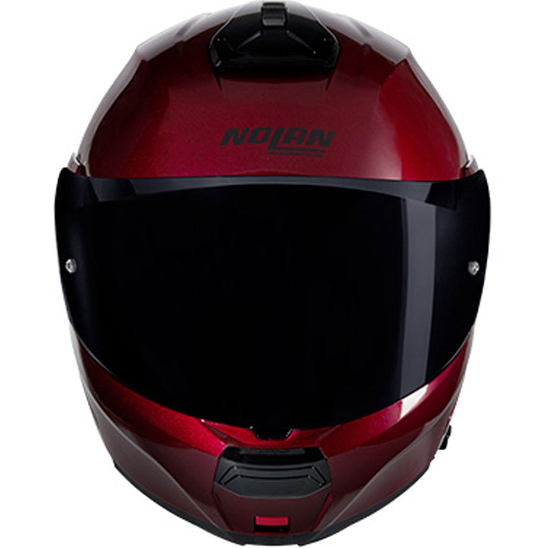 Opklapbare motorhelm Nolan N100-6 Verniciatura Speciale N-COM 341 rood-zwart