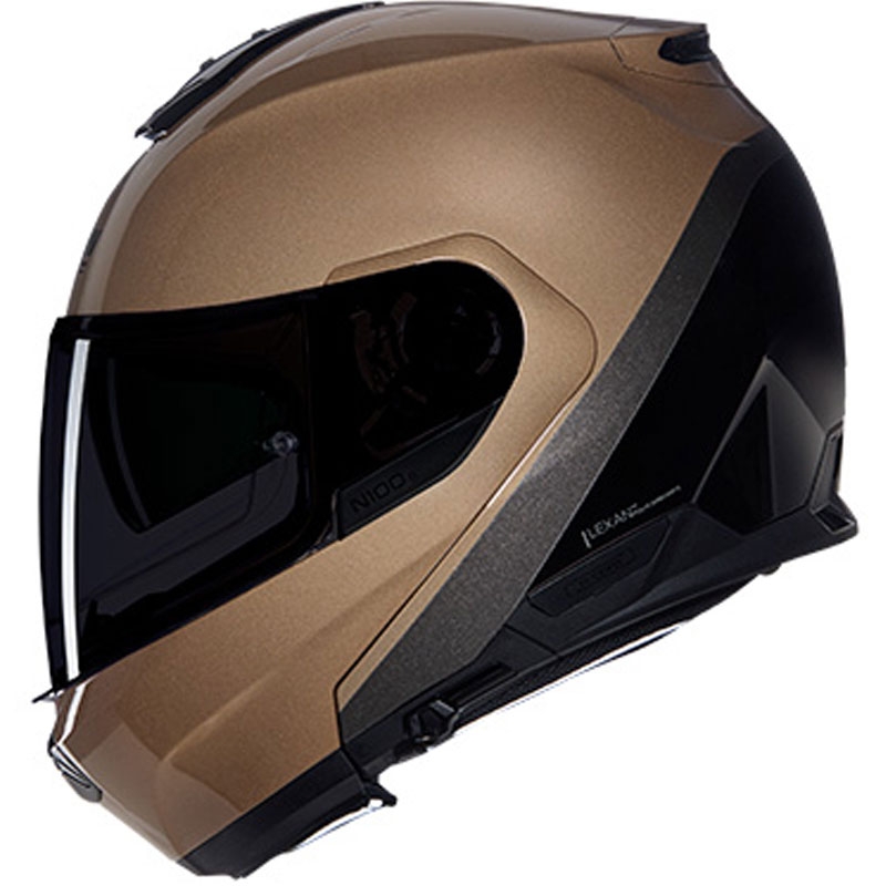 Opklapbare motorhelm Nolan N100-6 Verniciatura Speciale N-COM 341 zandzwart