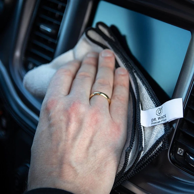 Microvezeldoek voor glas en interieur Dr. Wack All in One Microvezeldoek grijs