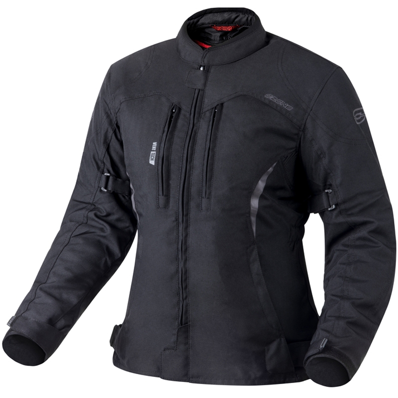 Dames motorjack Ozone Delta IV zwart