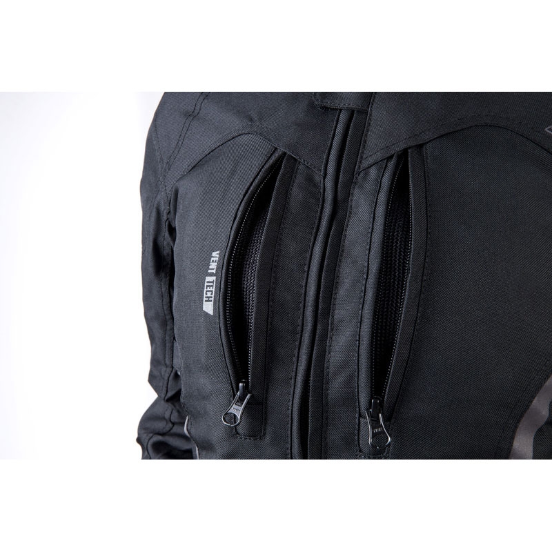 Dames motorjack Ozone Delta IV zwart