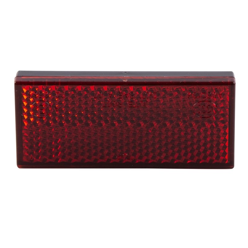 Highsider Smart reflector met schroefdraad 70x31,5 mm rood