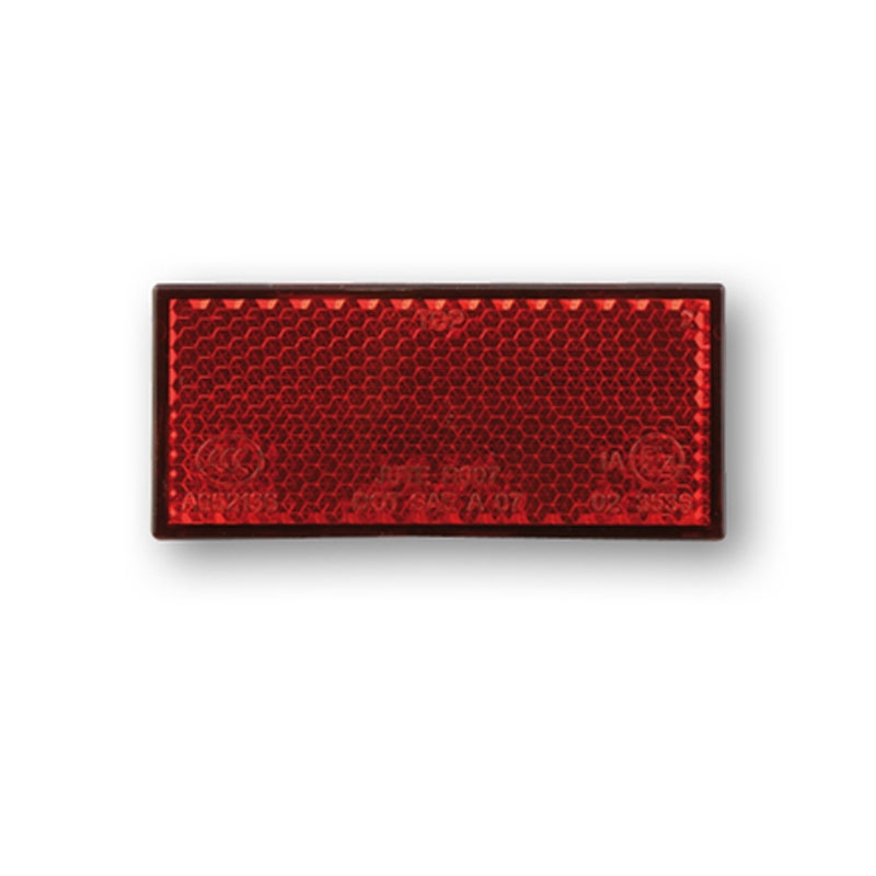 Highsider Smart reflector met schroefdraad 70x31,5 mm rood