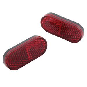 Universele reflector Highsider Smart met zelfklevende folie 50x22 mm rood