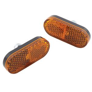 Universele Highsider Smart reflector met schroefdraad 50x22 mm oranje
