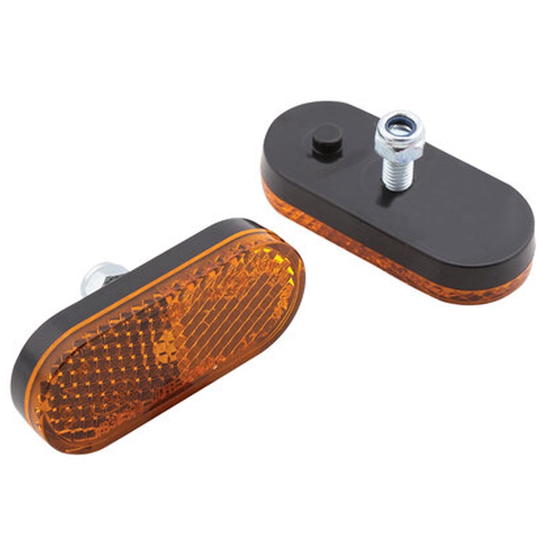 Universele Highsider Smart reflector met schroefdraad 50x22 mm oranje