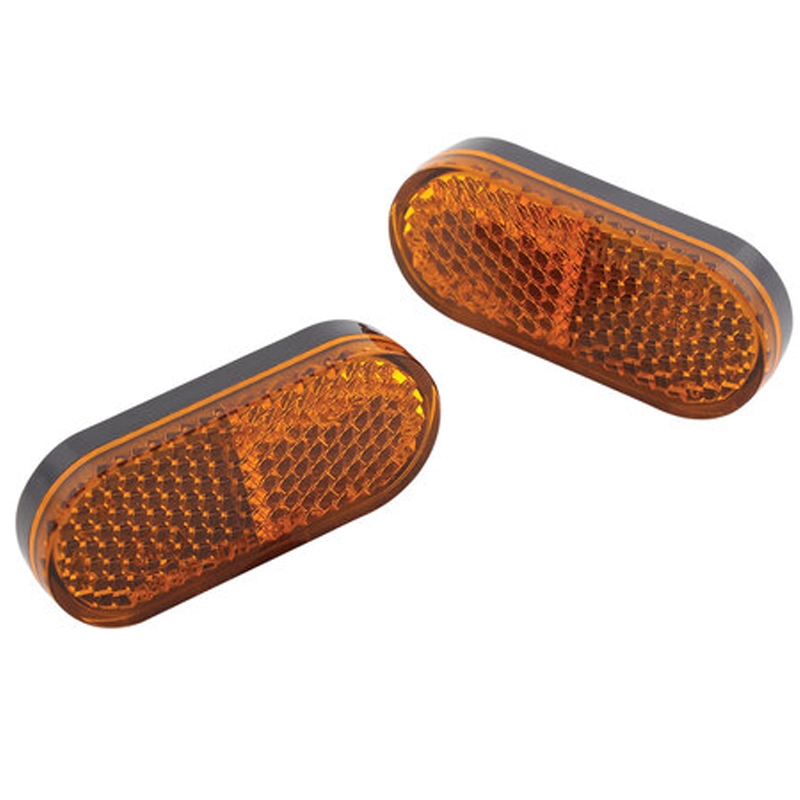 Universele reflector Highsider Smart met zelfklevende folie 50x22 mm oranje
