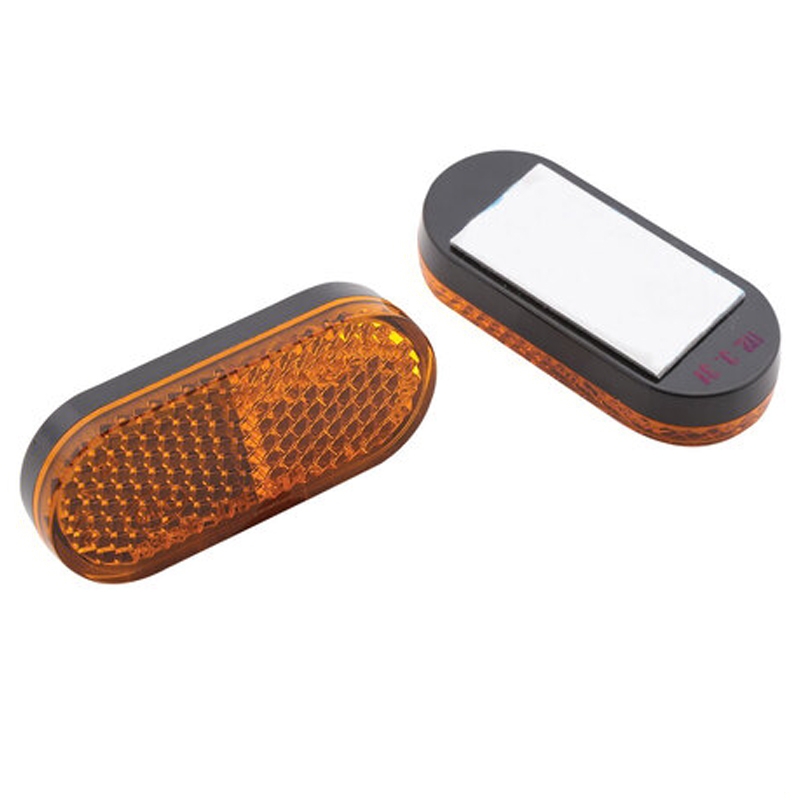 Universele reflector Highsider Smart met zelfklevende folie 50x22 mm oranje
