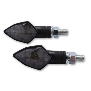 Motorfietsknipperlichten Highsider Smart Rock LED zwart