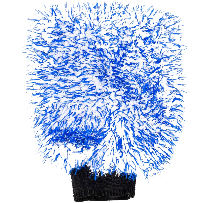 Washandschoenen OXFORD blauw-wit