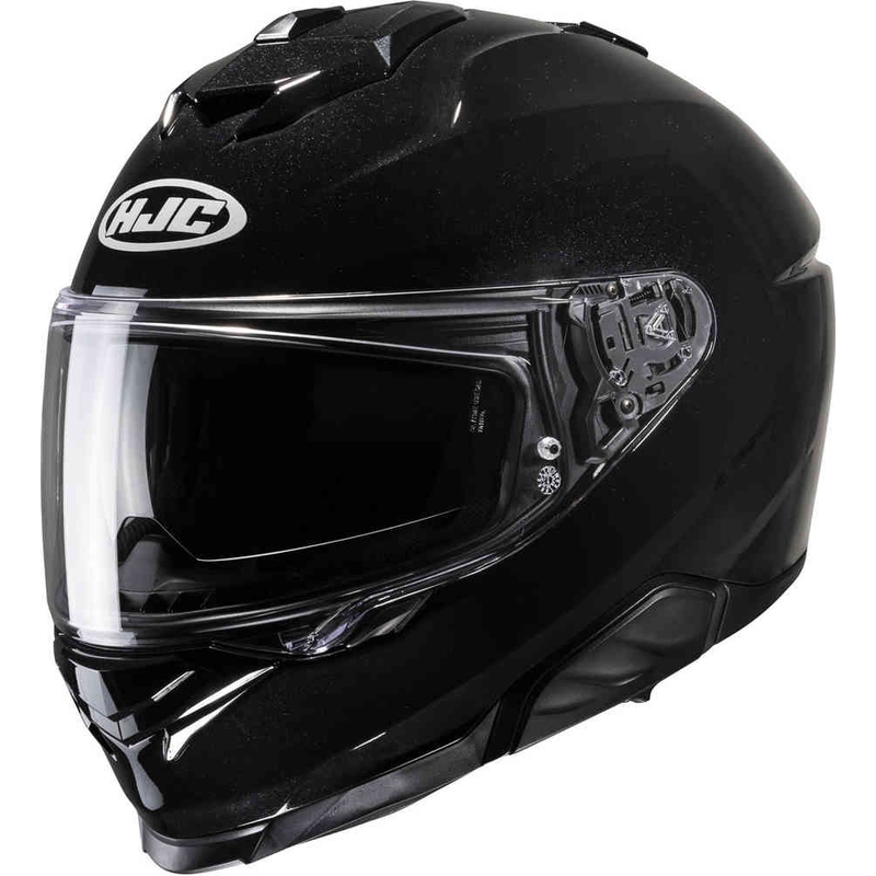 Integraal motorhelm HJC i71 Solid zwart metallic - II. kwaliteit