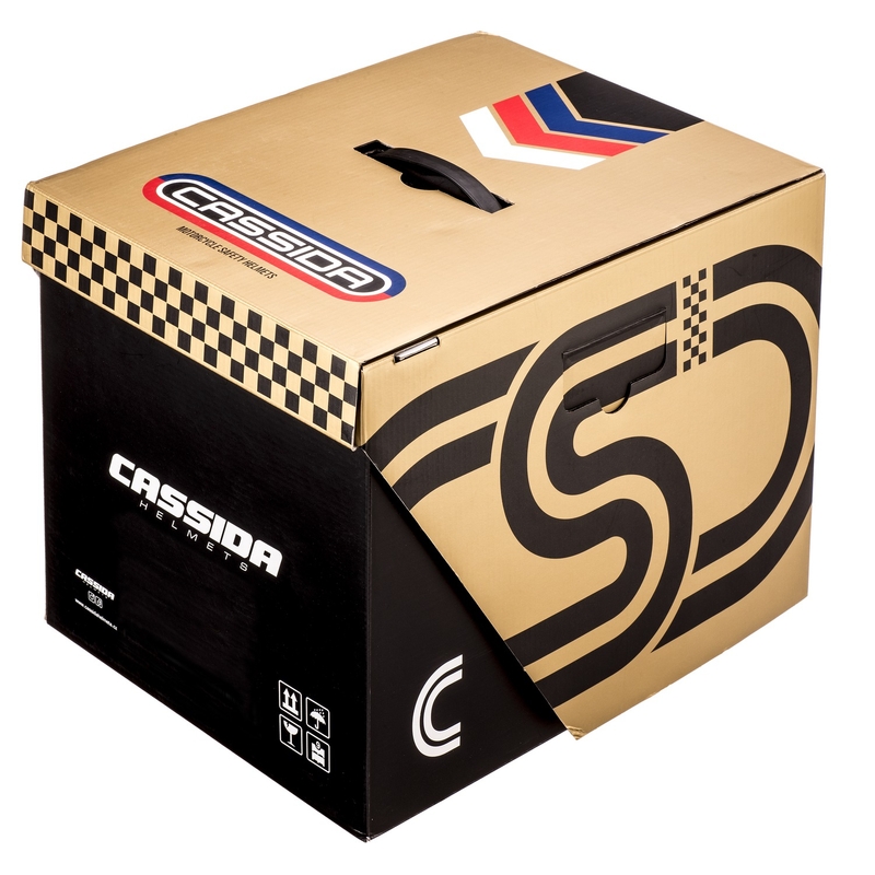 Cassida Fibre Super Hooligan integraal motorhelm zwart-groen aanbieding - II. kwaliteit