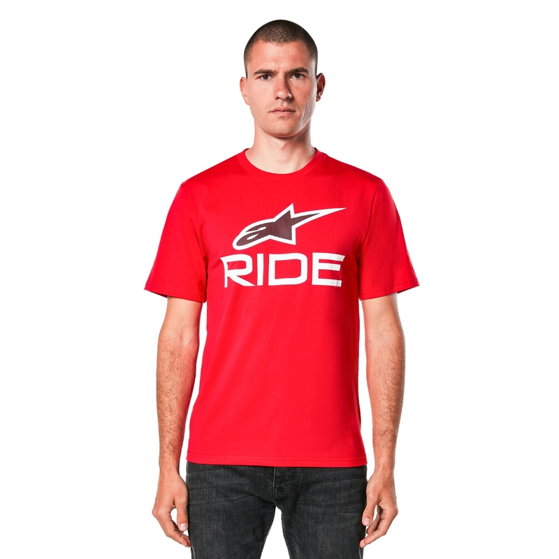Alpinestars Ride 4.0 CSF T-shirt rood-wit-zwart - II. kwaliteit