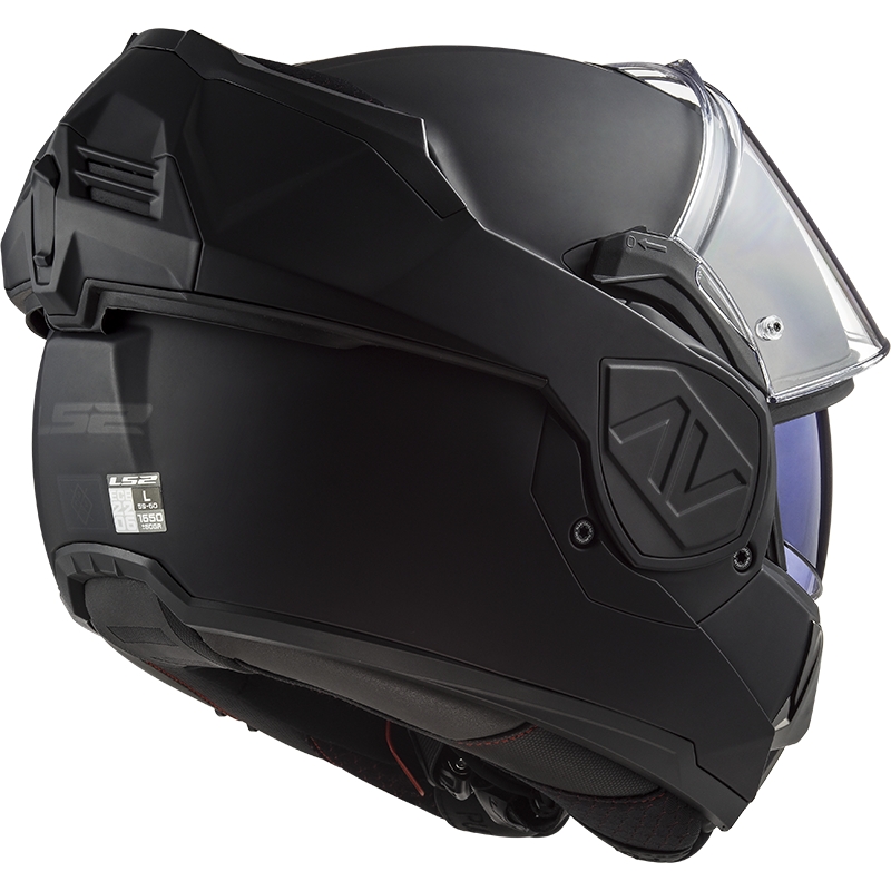 Opklapbare motorhelm LS2 FF906 Advant Noir-06 zwart - II. kwaliteit