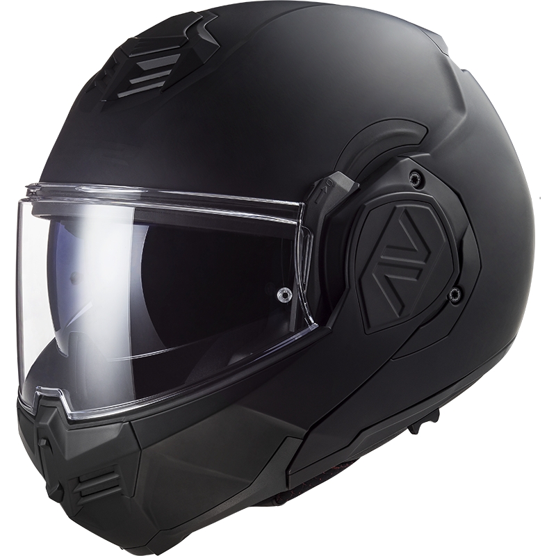 Opklapbare motorhelm LS2 FF906 Advant Noir-06 zwart - II. kwaliteit