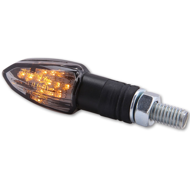 Motorfiets richtingaanwijzers Highsider Smart Lizzard LED zwart