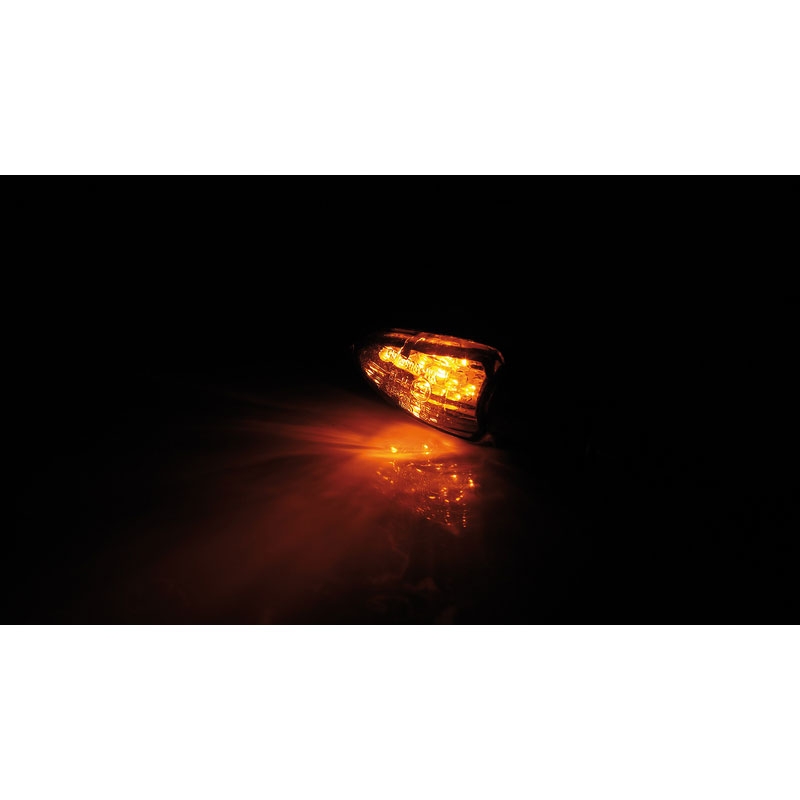 Motorfiets richtingaanwijzers Highsider Smart Lizzard LED zwart