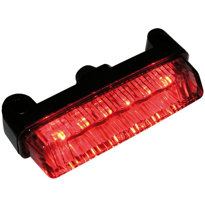Highsider Smart Mini LED motorachterlicht, zwart-smoke