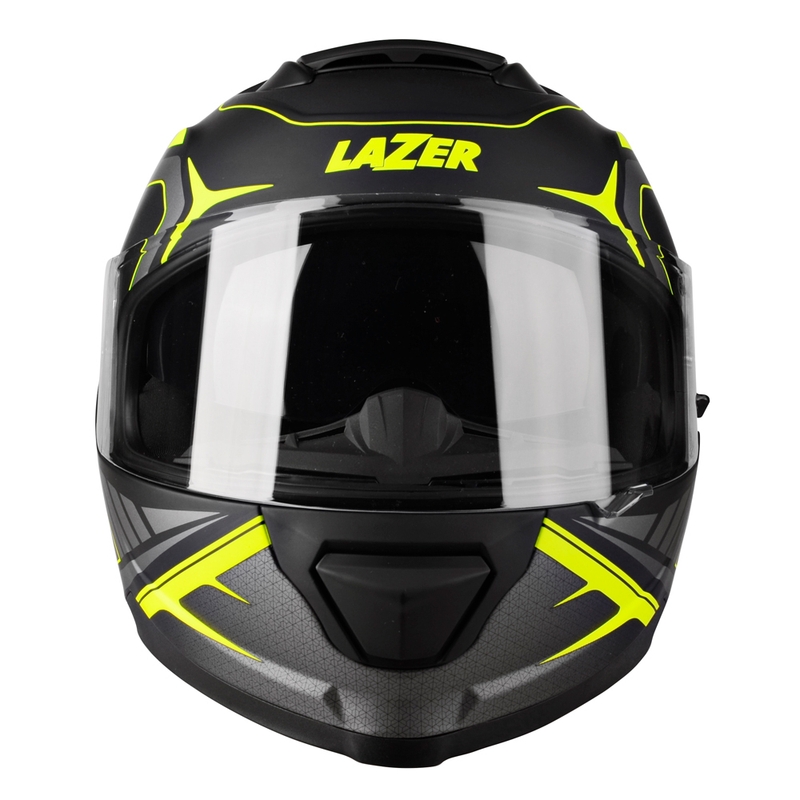 Integraal motorhelm Lazer Rafale Hexa zwart-fluo geel uitverkoop