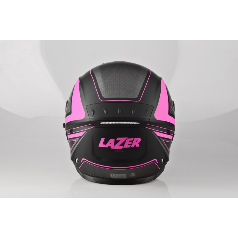 Integrální přilba na motorku Lazer Rafale Hexa černo-růžová