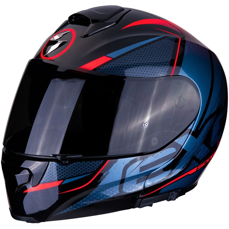 Vyklápěcí přilba Scorpion EXO-3000 Air Creed černo-červená výprodej